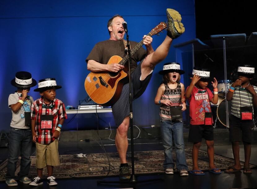 Singer and songwriter Eddie Coker of Colorado has volunteered at Camp Bravo for decades. He...