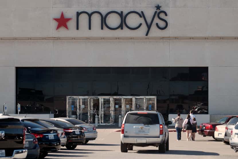 Macy's at Town East Mall in Mesquite, The mall is anchored by Dillard's, JCPenney and Dick's...