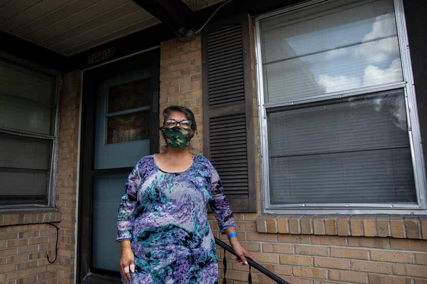 EneDina Rogers es una de las residentes del Norte de Texas que teme un posible desalojo de...