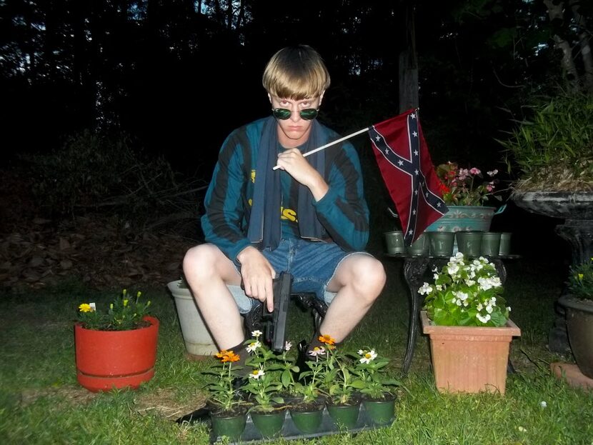 A file photo of Charleston church shooter Dylann Roof (Lastrhodesian.com via AP) 