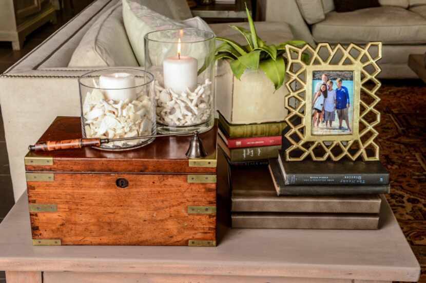 Family keepsakes, DIY projects and refurbished finds add warmth and interest to a minimalist...