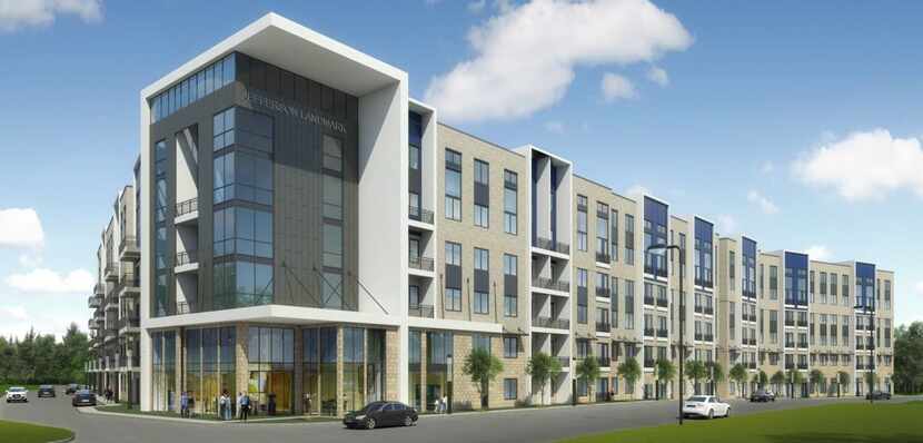 JPI is building its Jefferson Landmark apartments between Inwood Road and the Dallas North...