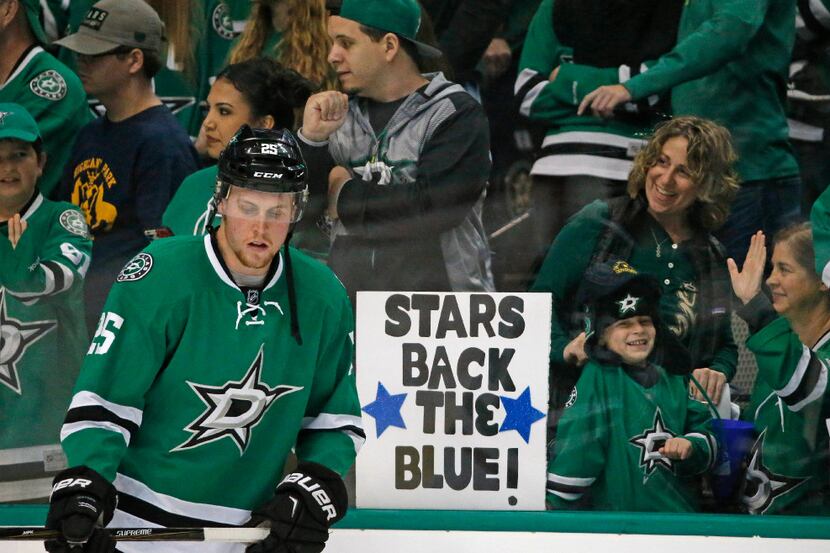 File photo of fans at a Dallas Stars game.