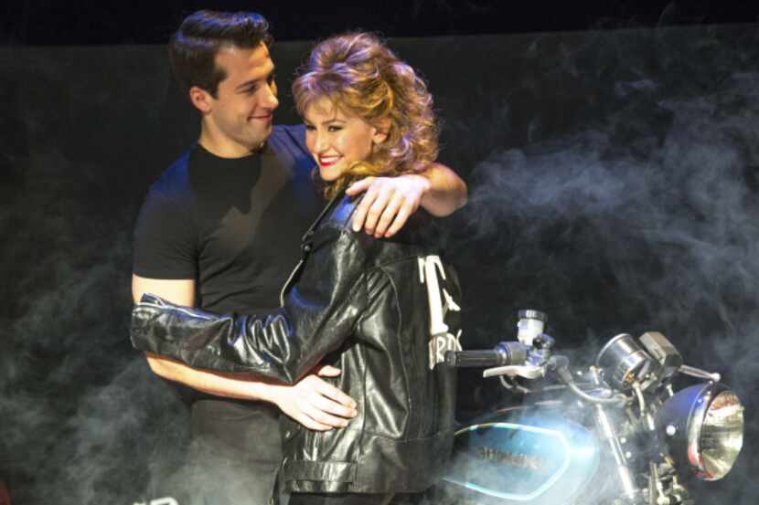 Vince Oddo plays Danny and Heather Botts plays Sandy in Grease, presented by Casa Manana.