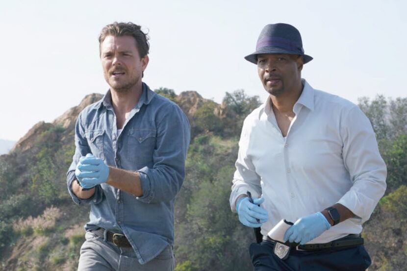 Clayton Crawford (left) as Detective Martin Riggs and Damon Wayans (right) as Detective...