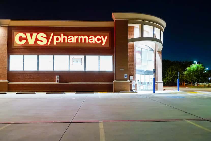 Exterior view of the CVS store at 5920 W Park Blvd on Thursday, Aug. 13, 2020, in Plano....