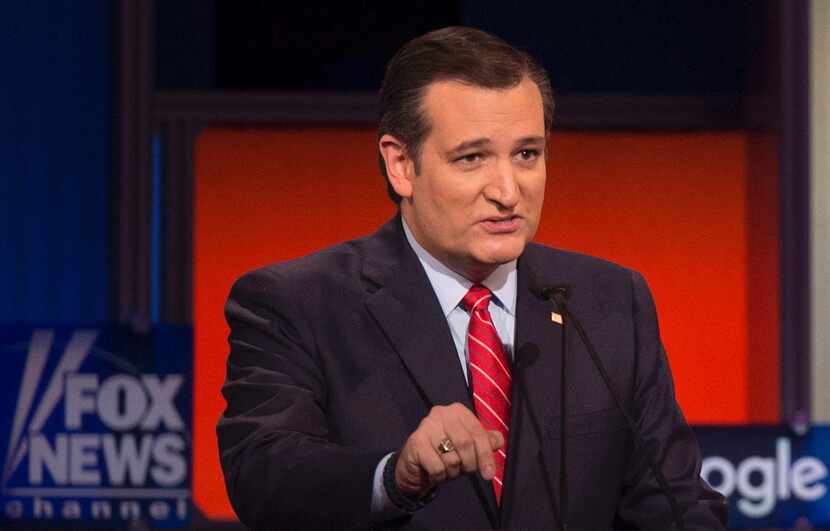  Republican Presidential candidate Texas Senator Ted Cruz speaks during the Republican...