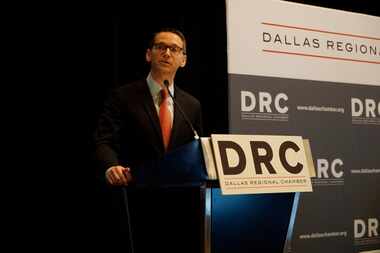 Mike Morath spoke at the Dallas Regional Chamber 2019 State of Public Education Luncheon at...