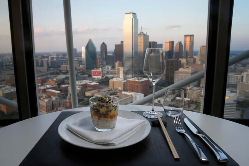 Five Sixty Tower, desde donde se ve el centro de la ciudad de Dallas Foto DMN
