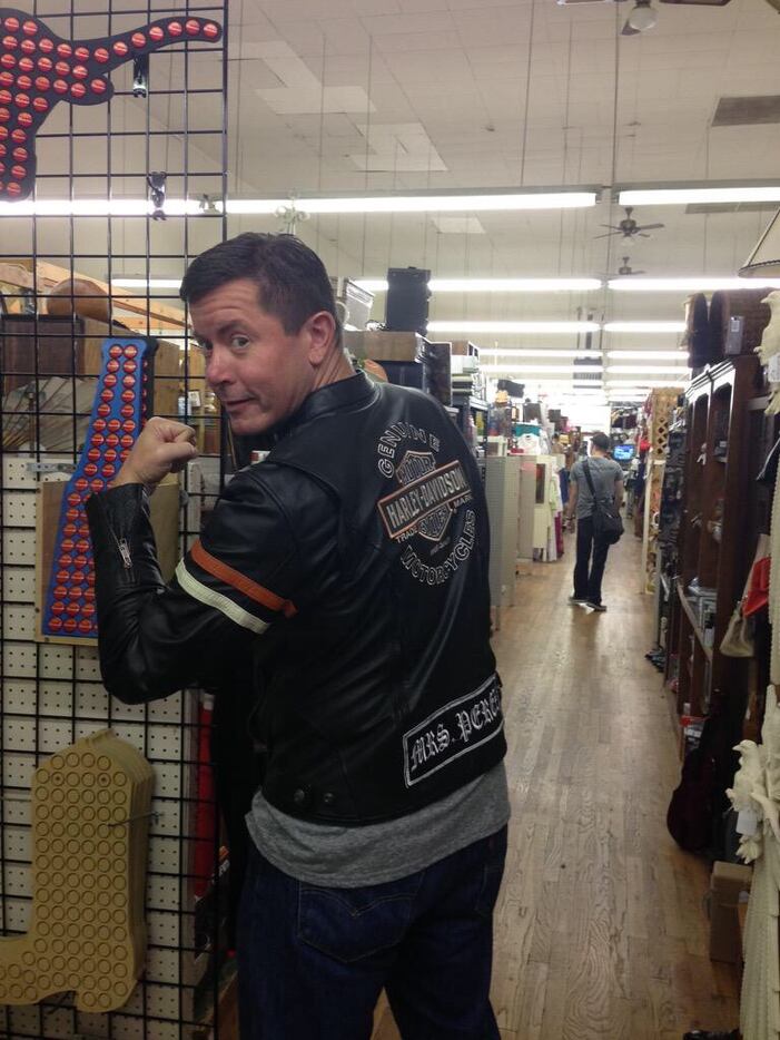 Will Pry tried on a tough-guy leather jacket, only to discover it used to belong to Mrs. Perez.
