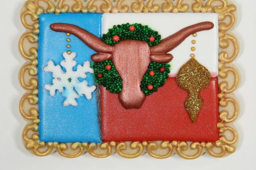 Suzanne Whitbourne earned third place in the Texas category for her Merry Tex-mas Sugar...