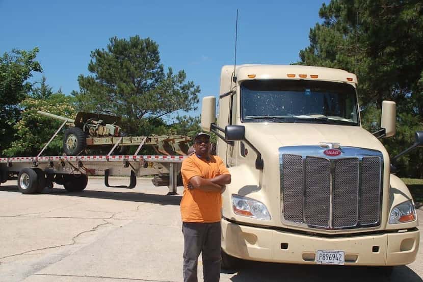 Allen Rush, who drives for Daseke's Hornady Transportation in Monroeville, Ala., is among...