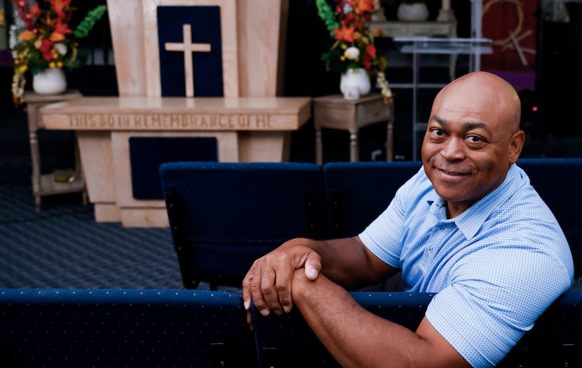 Pastor M.L. Dorsey poses for a portrait on Monday, April 18, 2022 at True Believers of...