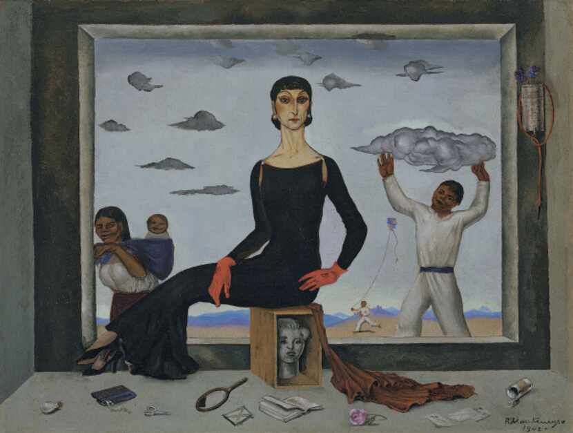 The First Lady, 1942 by Roberto Montenegro

Oil on cardboard.
10-­‐3/4 x 14-1/8 in. ...