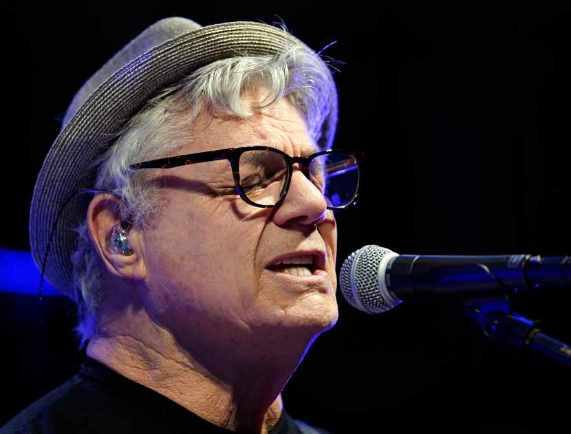 Steve Miller of the Steve Miller Band sang during his sound check at the Majestic Theatre in...