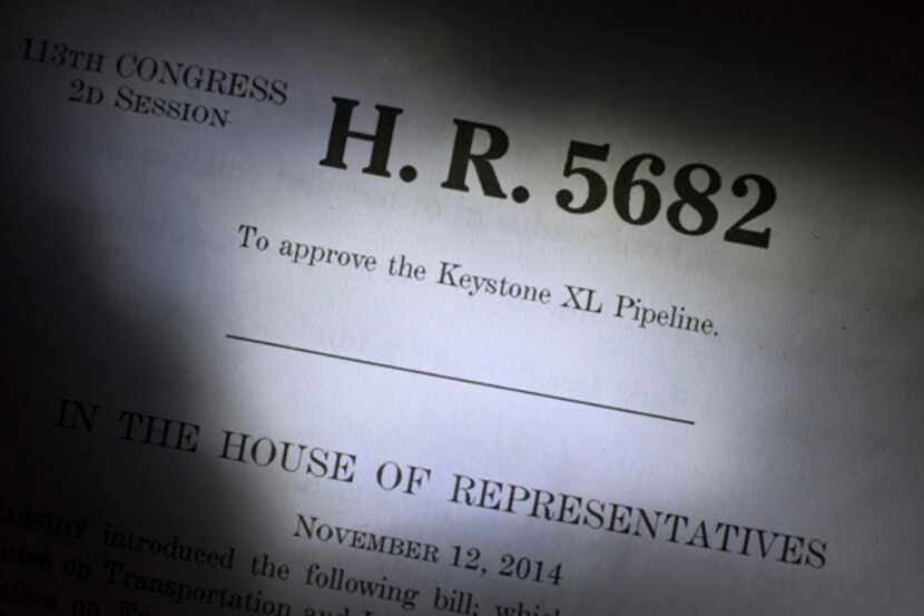 The House of Representatives on Friday passed H.R. 5682, a bill approving the Keystone XL...