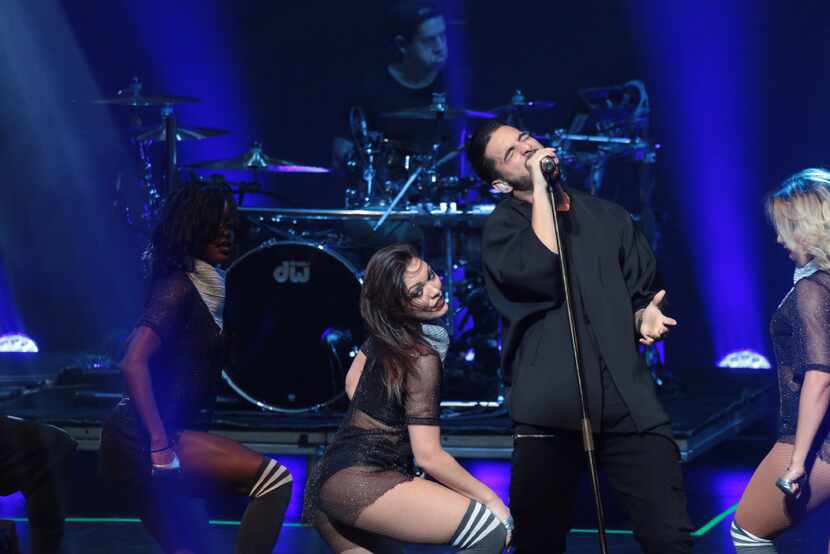 Maluma took the stage at the Majestic Theatre in Dallas in March.