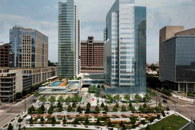 Trammell Crow's largest development in North Texas is the $250 million Park District project...