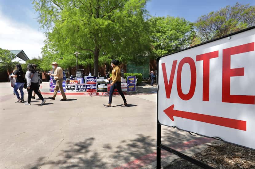 Residents across North Texas are able to participate in early voting for city and school...