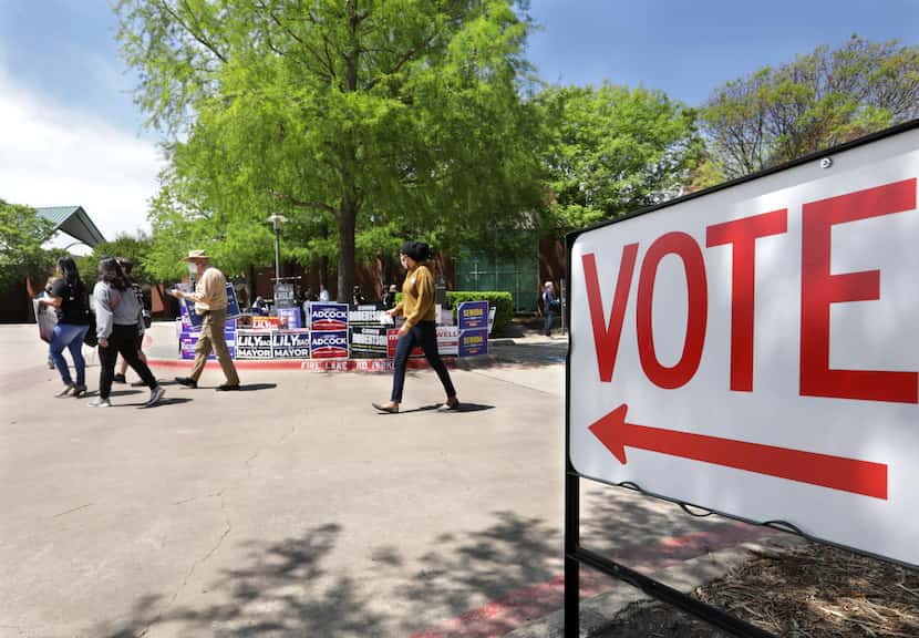 Residents across North Texas are able to participate in early voting for city and school...