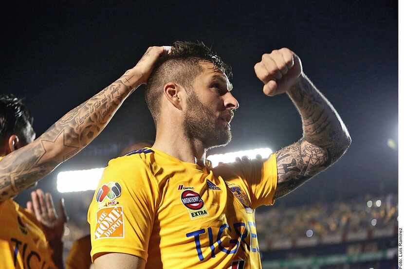 Con su doblete ante Chivas, Gignac llegó a 119 goles con Tigres.