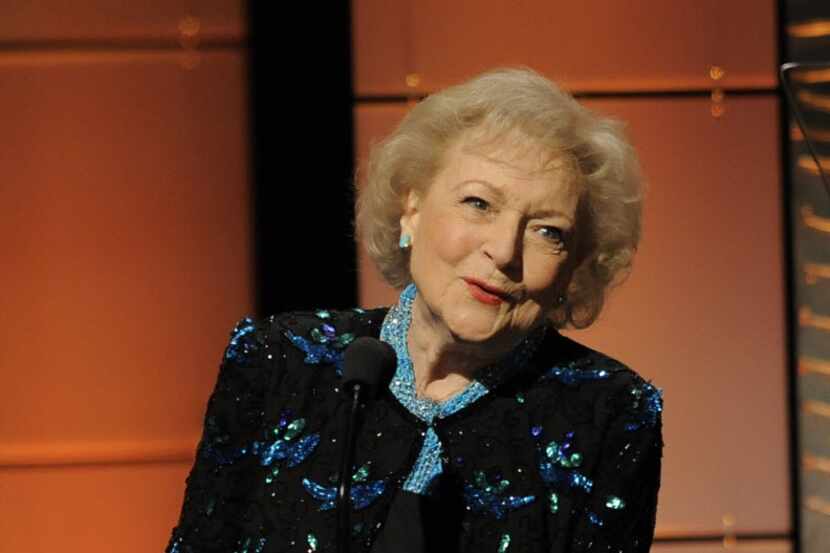 Betty White presents the lifetime achievement award at the 40th Annual Daytime Emmy Awards...