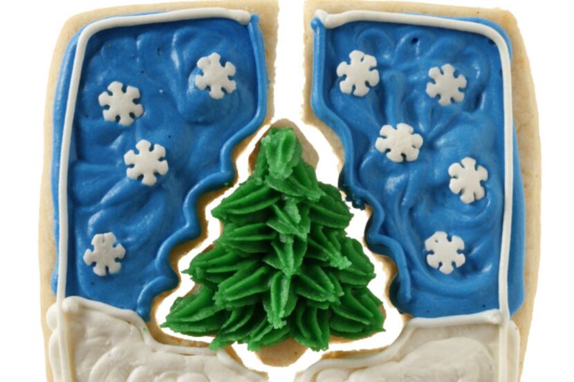 Second place in the Decorated category: Vanilla Honey Sugar Cookie Christmas Puzzle, by Suzy...