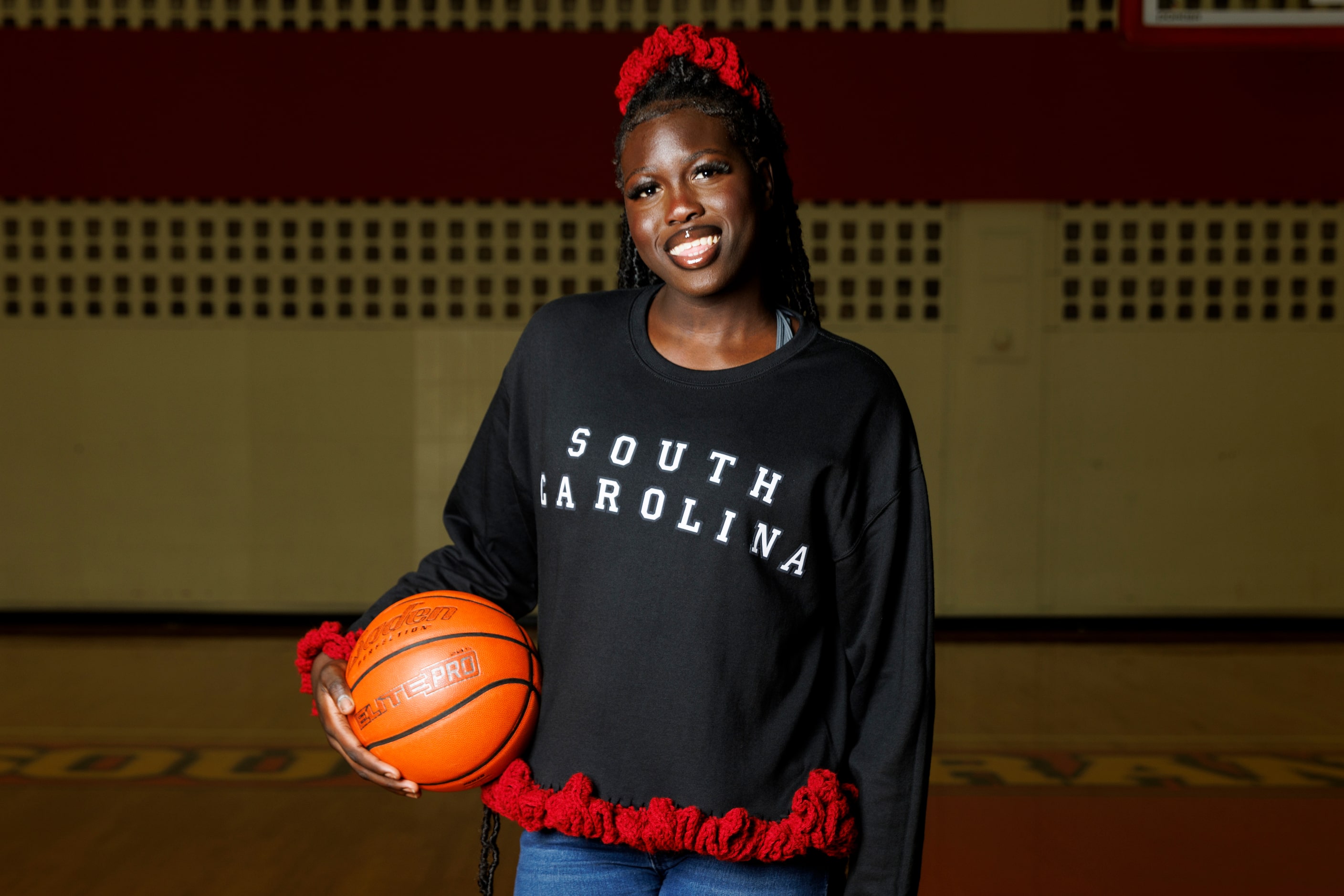 South Grand Prairie girls basketball player Adhel Tac pictured at South Grand Prairie High...