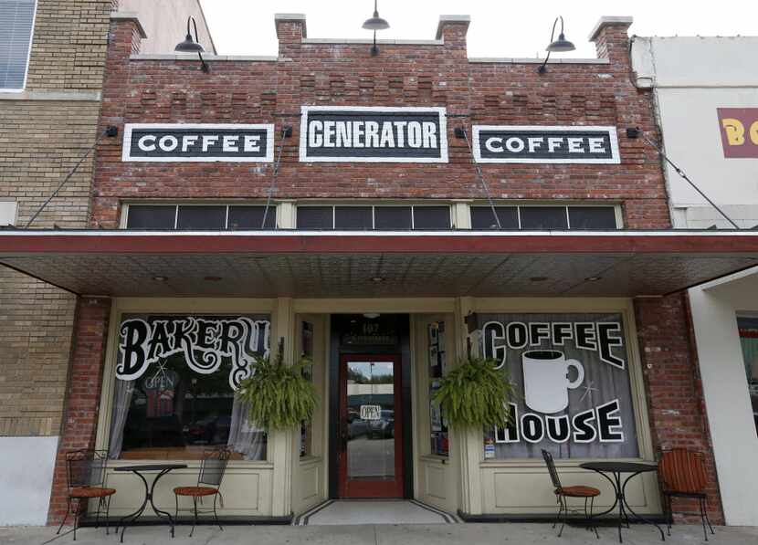 The Generator coffee house in downtown Garland. (Jae S. Lee/The Dallas Morning News)