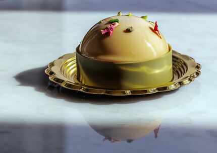 Pistachio cakes are made at the Botolino laboratory in Fair Park. They're beautiful.