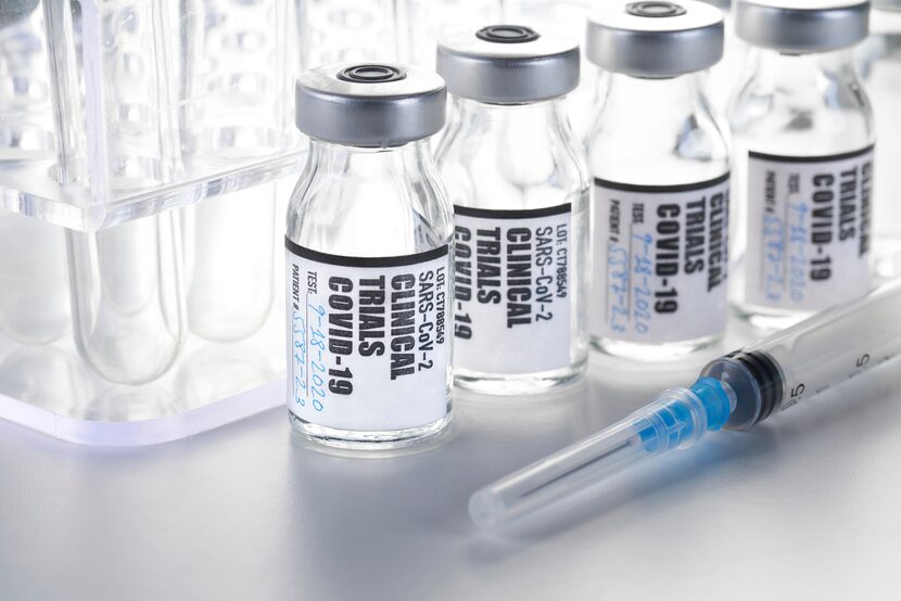 COVID-19 vaccines went through clinical trials before being offered to the public.