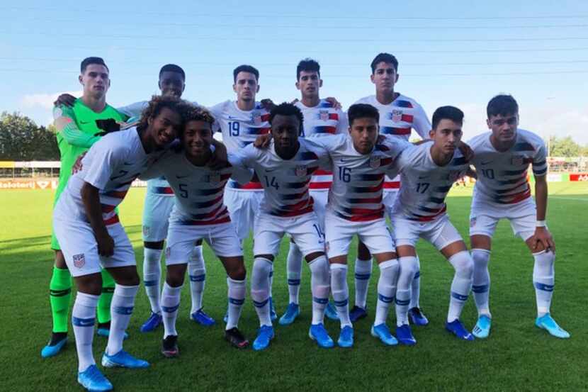 The starting XI for the US U17s against Mexico on September 5th, 2019.  FCD Academy center...