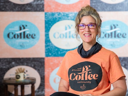 Well Grounded Coffee Community co-president Natalie Huscheck employs four formerly...