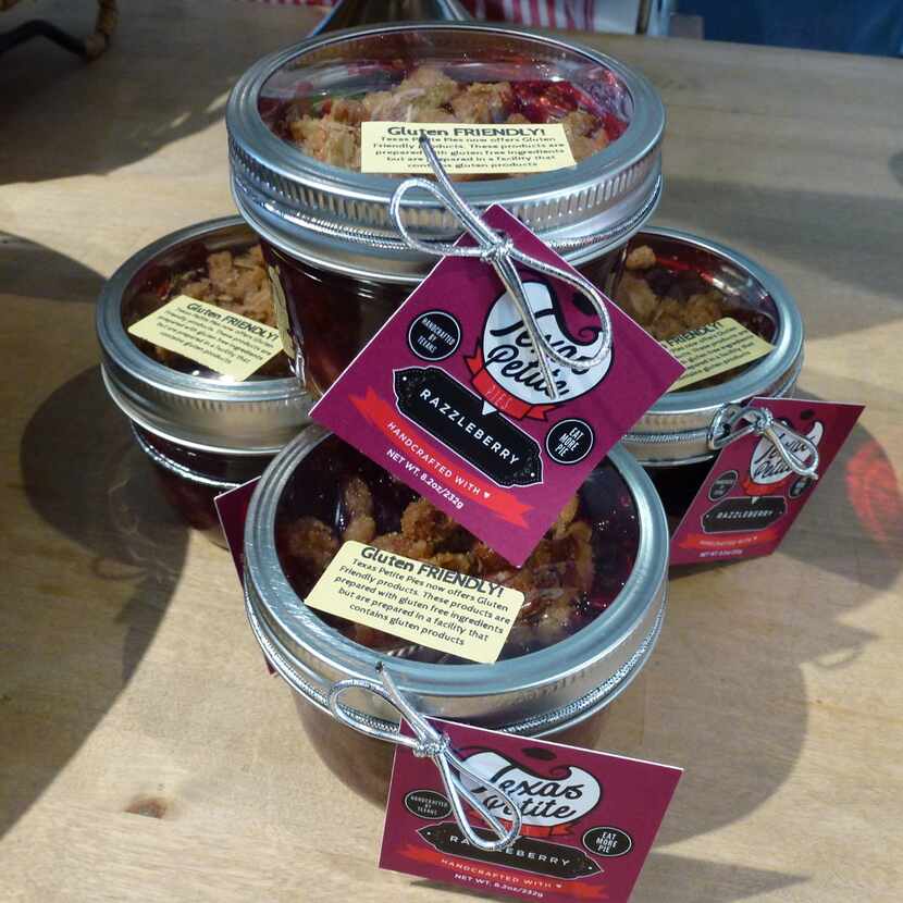 Celebration Market carries Texas Petite Pies & Cakes in a jar, including a luscious berry...