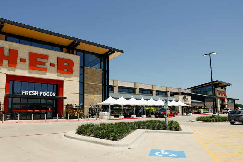 H-E-B McKinney the day before it opens.