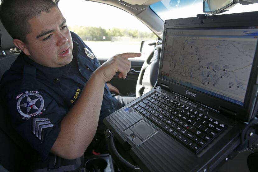 Sgt. Bernardo Garza, of the Wills Point Police Department, talks about a COPsync software...