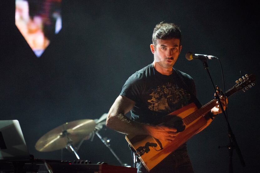 Sufjan Stevens on stage at the Majestic Theatre. (Robert W. Hart/Special Contributor)