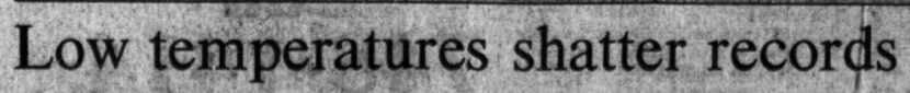 A Dallas Times Herald headline from the Dec. 26, 1983, issue.