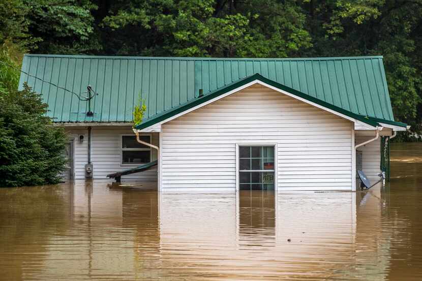 Inundaciones en Lost Creek, Kentucky, el jueves 28 de julio de 2022.