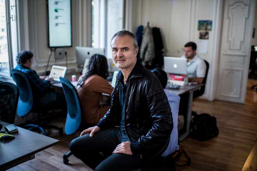 
Nick Denton, the founder and chief executive of the digital media company Gawker Media. 

