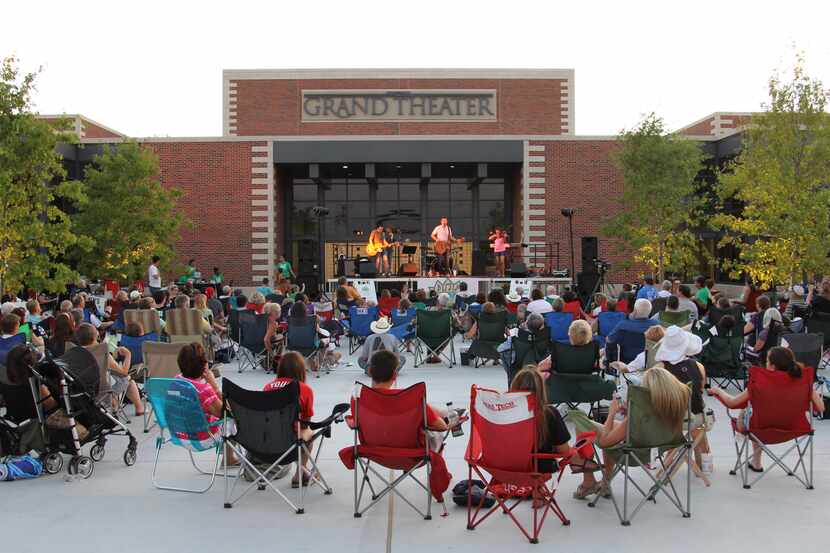 Breaking Southwest performs at an earlier concert at the MCL Grand Theater in Lewsville.