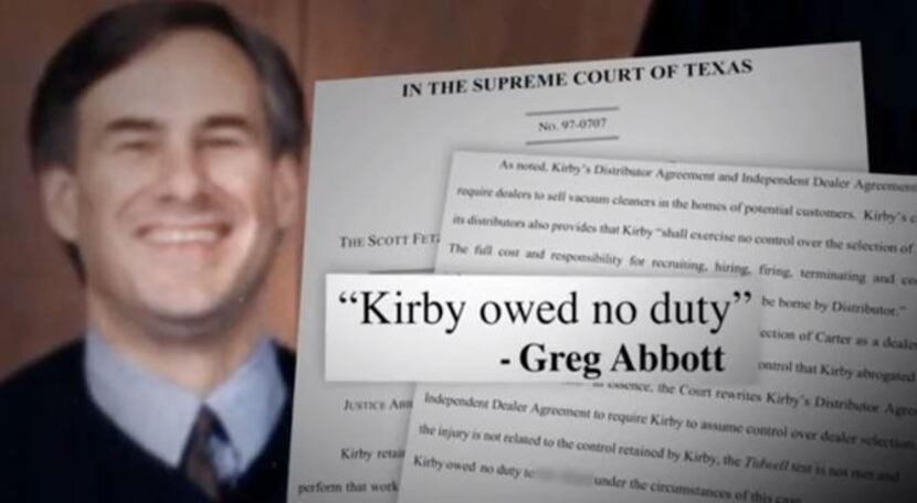 
Wendy Davis attacked Greg Abbott’s dissent in a Texas Supreme Court liability case in which...