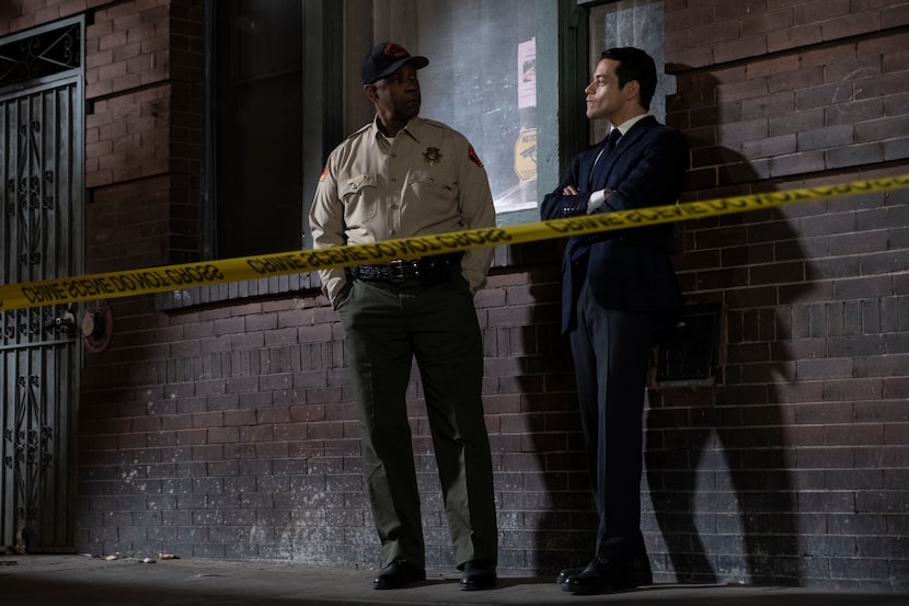 Denzel Washington y Rami Malek en una escena de "The Little Things". 