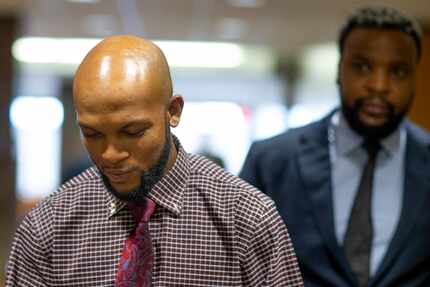 Lyndo Jones left the courtroom after testifying Monday.