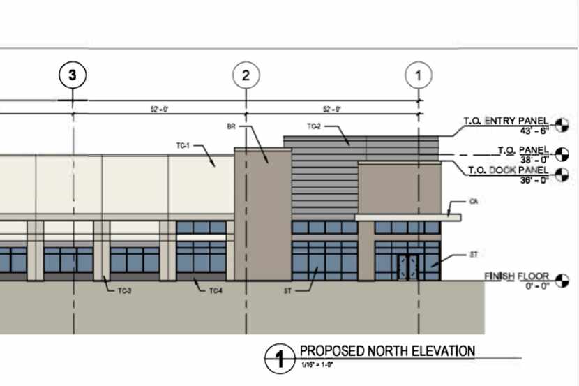 The planned Allen business park would include two buildings.
