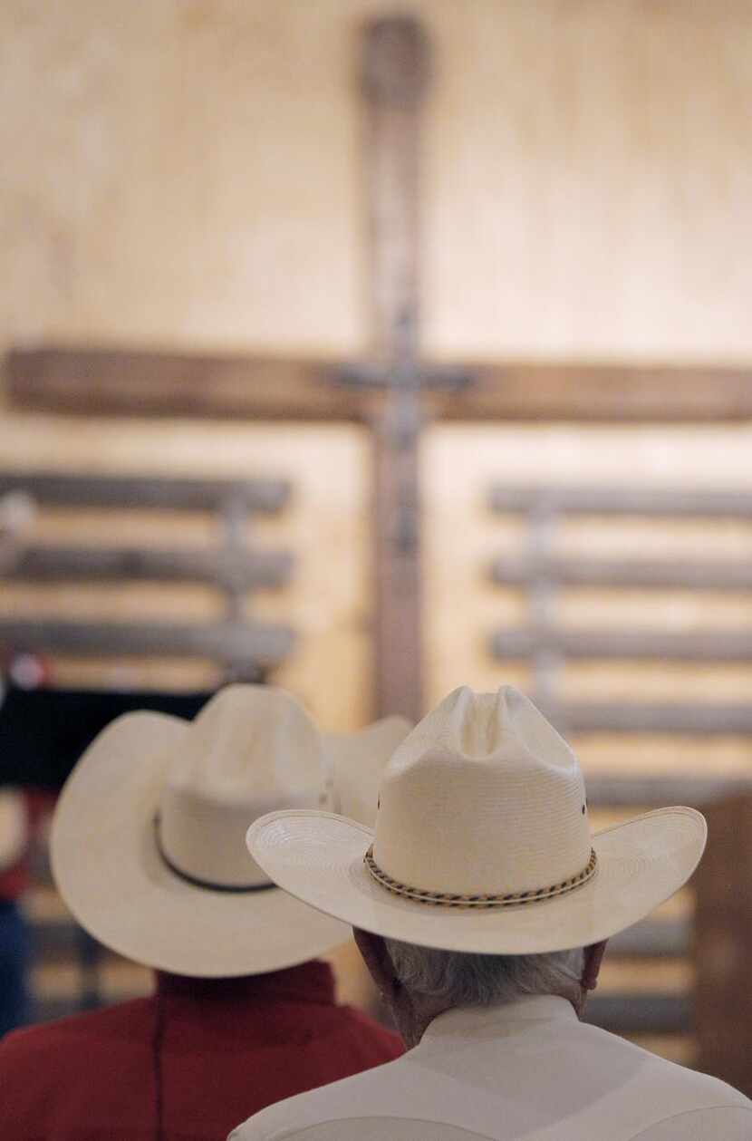 Cowboy churches, such as the Cowboy Church of Collin County in Princeton, are trying to...