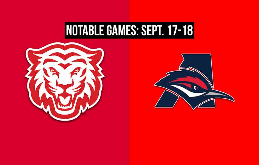 Notable games for the week of Sept. 17-18 of the 2020 season: Terrell vs. Aubrey.