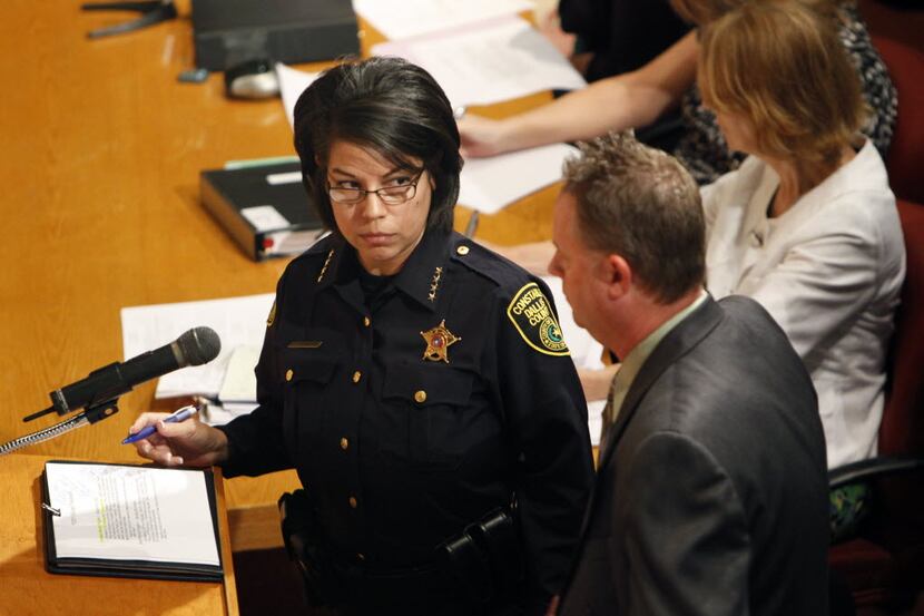 Dallas County Constable Beth Villarreal is stepping down from her post in October.