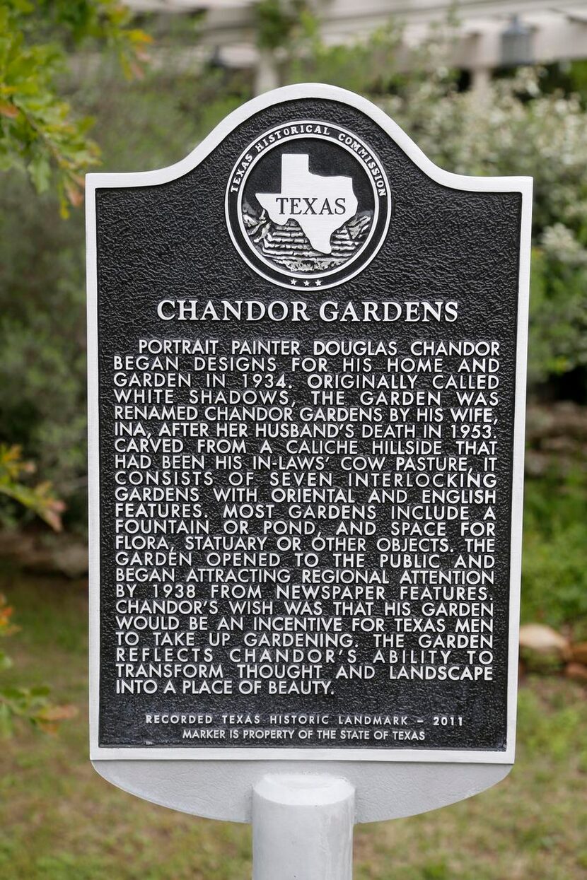 
Chandor Gardens has been named a state historic site. 
