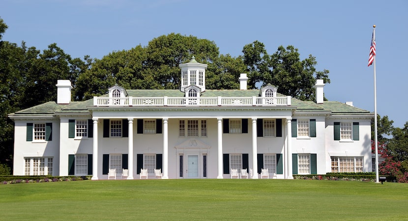 The H.L. Hunt house at 4009 W. Lawther Drive on White Rock Lake was built in 1929.